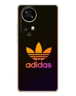 Чехол для Ulefone Note 17 Pro с картинкой «Градиент Adidas»