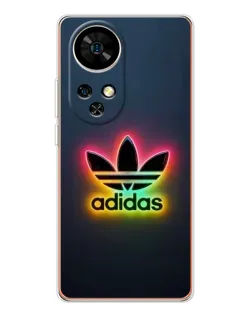 Чехол для Ulefone Note 17 Pro с картинкой «Неоновый Adidas»