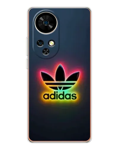 Чехол для Ulefone Note 17 Pro с картинкой «Неоновый Adidas»