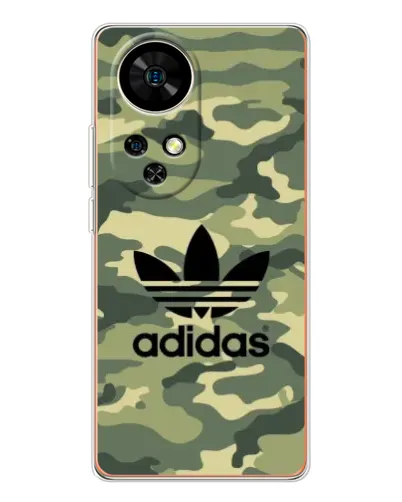 Чехол для Ulefone Note 17 Pro с картинкой «Милитари стиль Adidas»