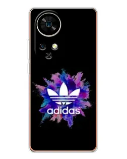 Чехол для Ulefone Note 17 Pro с картинкой «Взрыв красок Adidas»