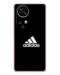 Чехол для Ulefone Note 17 Pro с картинкой «Черная классика Adidas»