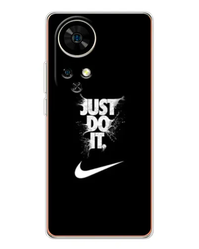 Чехол для Ulefone Note 17 Pro с картинкой «Текстовый принт Nike»