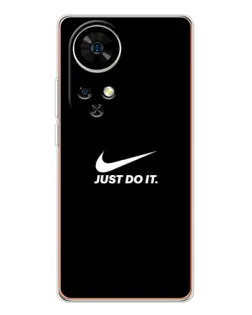 Чехол для Ulefone Note 17 Pro с картинкой «Минимализм от Nike»