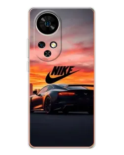 Чехол для Ulefone Note 17 Pro с картинкой «Nike и суперкар»