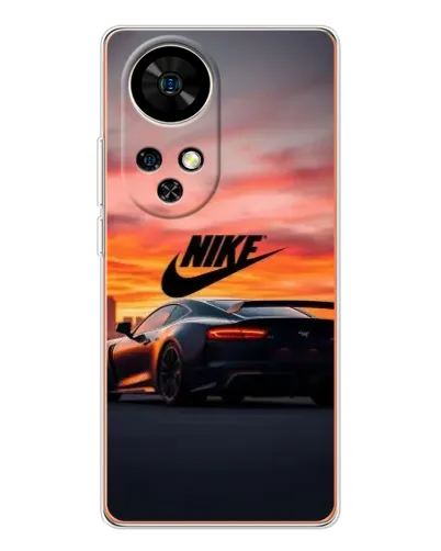 Чехол для Ulefone Note 17 Pro с картинкой «Nike и суперкар»