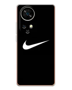 Чехол для Ulefone Note 17 Pro с картинкой «Минималистический Найк»