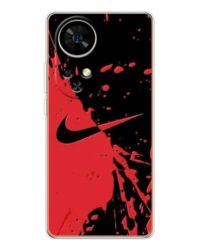 Чехол для Ulefone Note 17 Pro с картинкой «Красные брызги Nike» Чехол для Ulefone Note 17 Pro с картинкой «Красные брызги Nike»