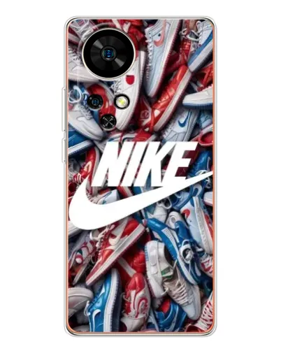 Чехол для Ulefone Note 17 Pro с картинкой «Коллаж кроссовок Найк» Чехол для Ulefone Note 17 Pro с картинкой «Коллаж кроссовок Найк»