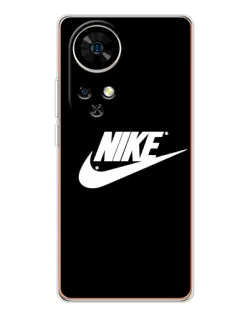 Чехол для Ulefone Note 17 Pro с картинкой «Мазки краски Nike»