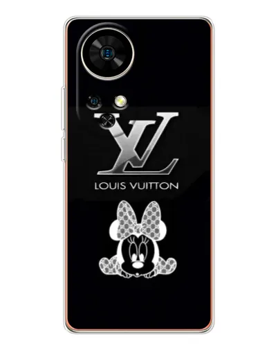 Чехол для Ulefone Note 17 Pro с картинкой «LV и Минни Маус»