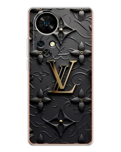 Чехол для Ulefone Note 17 Pro с картинкой «Кожаная текстура LV»