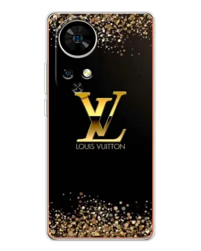 Чехол для Ulefone Note 17 Pro с картинкой «LV — золотые искры»
