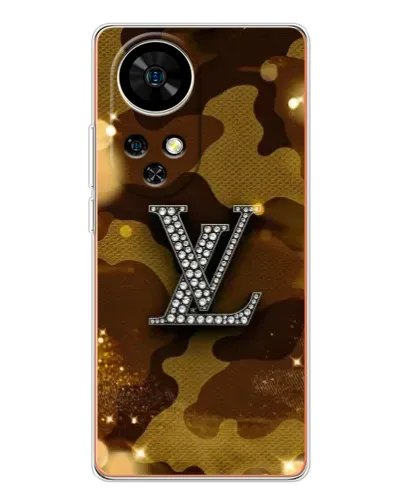 Чехол для Ulefone Note 17 Pro с картинкой «Камуфляжный Louis Vuitton»