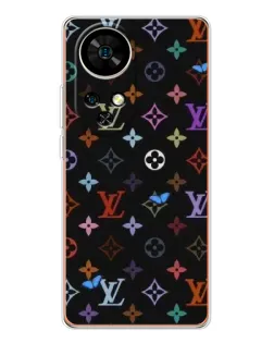 Чехол для Ulefone Note 17 Pro с картинкой «Цветная монограмма LV»