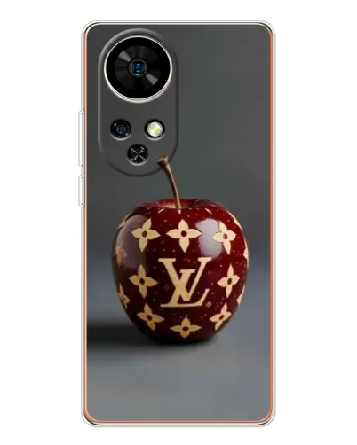 Чехол для Ulefone Note 17 Pro с картинкой «Красное яблоко LV»