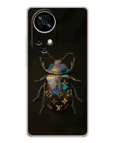 Чехол для Ulefone Note 17 Pro с картинкой «LV — мраморный принт»