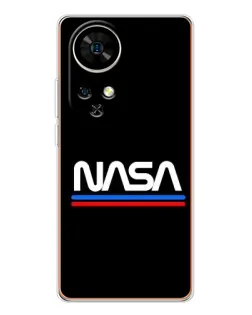 Чехол для Ulefone Note 17 Pro с картинкой «NASA — классика Red Blue» Чехол для Ulefone Note 17 Pro с картинкой «NASA — классика Red Blue»