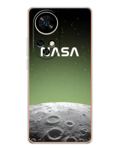 Чехол для Ulefone Note 17 Pro с картинкой «NASA — лунный градиент»