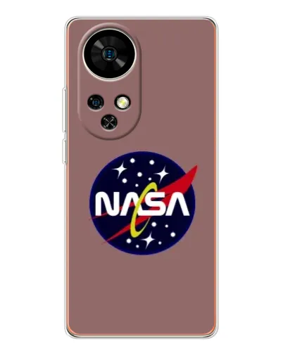 Чехол для Ulefone Note 17 Pro с картинкой «NASA — ретро космос»