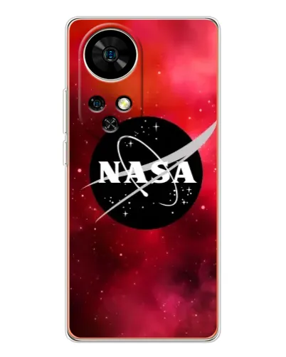 Чехол для Ulefone Note 17 Pro с картинкой «NASA — красная туманность»