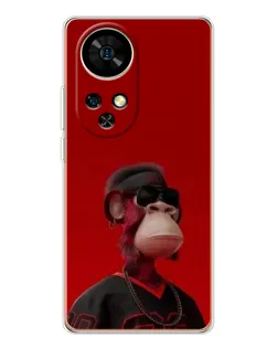Чехол для Ulefone Note 17 Pro с картинкой «Bored Ape в красном» Чехол для Ulefone Note 17 Pro с картинкой «Bored Ape в красном»