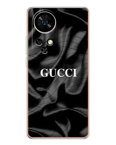 Чехол для Ulefone Note 17 Pro с картинкой «Gucci — шелковые волны»