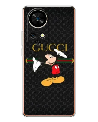 Чехол для Ulefone Note 17 Pro с картинкой «Микки Маус Gucci»