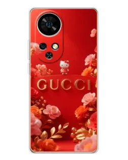 Чехол для Ulefone Note 17 Pro с картинкой «Gucci — золотой сад»