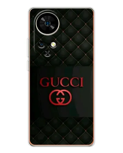 Чехол для Ulefone Note 17 Pro с картинкой «Gucci — стеганый черный»