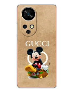 Чехол для Ulefone Note 17 Pro с картинкой «Микки Маус Gucci — крафт»