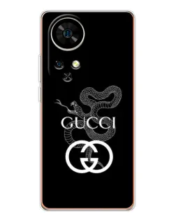 Чехол для Ulefone Note 17 Pro с картинкой «Gucci — серебряная змея»
