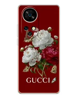 Чехол для Ulefone Note 17 Pro с картинкой «Gucci —  сад»