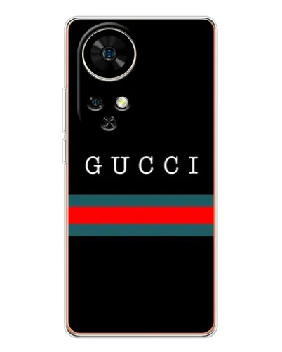 Чехол для Ulefone Note 17 Pro с картинкой «Gucci — красный пояс»