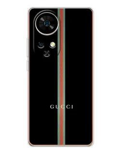 Чехол для Ulefone Note 17 Pro с картинкой «Gucci — строгая линия»