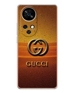 Чехол для Ulefone Note 17 Pro с картинкой «Gucci — солнечный градиент»