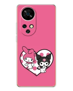 Чохол для Ulefone Note 17 Pro з картинкою «Kuromi та My Melody» Чохол для Ulefone Note 17 Pro з картинкою «Kuromi та My Melody»