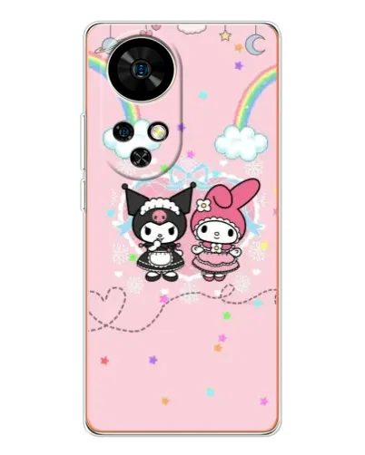 Чохол для Ulefone Note 17 Pro з картинкою «My Melody та Kuromi»