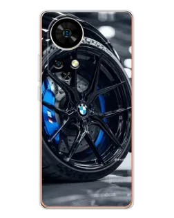 Чохол для Ulefone Note 17 Pro з картинкою «Колесо BMW зблизька»