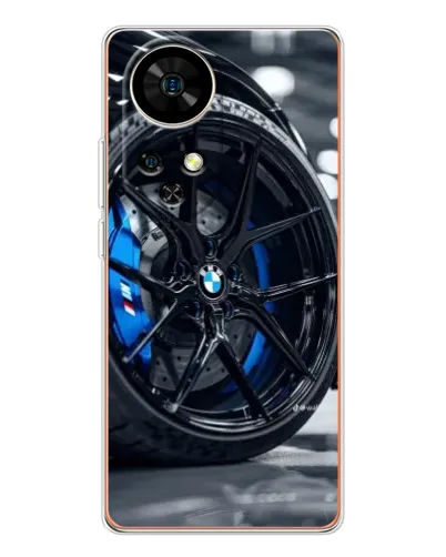 Чохол для Ulefone Note 17 Pro з картинкою «Колесо BMW зблизька»