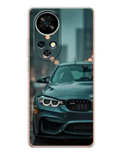 Чохол для Ulefone Note 17 Pro з картинкою «BMW у вогнях міста»