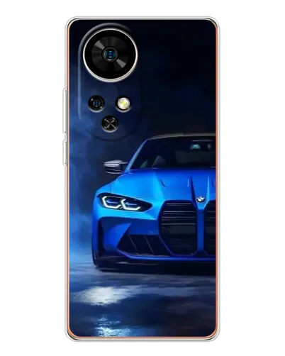 Чохол для Ulefone Note 17 Pro з картинкою «Блакитна BMW M4»