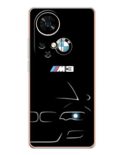 Чохол для Ulefone Note 17 Pro з картинкою «Мінімалістичний принт BMW M3»