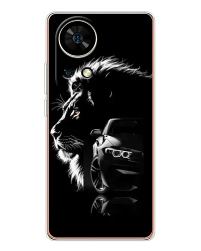 Чохол для Ulefone Note 17 Pro з картинкою «BMW та лев»