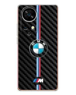 Чохол для Ulefone Note 17 Pro з картинкою «Емблема BMW та карбон»