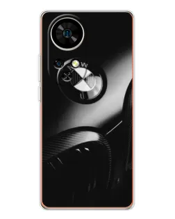 Чохол для Ulefone Note 17 Pro з картинкою «Емблема BMW — макро»