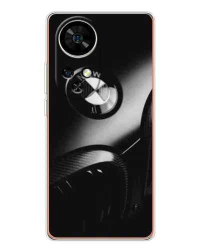 Чохол для Ulefone Note 17 Pro з картинкою «Емблема BMW — макро»