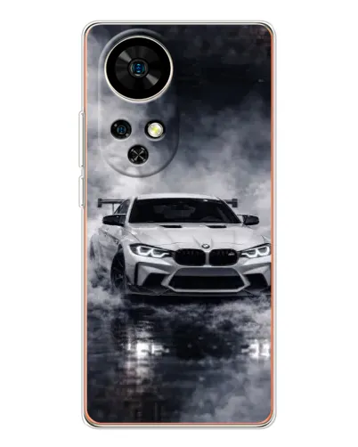 Чохол для Ulefone Note 17 Pro з картинкою «BMW крізь туман»