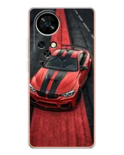 Чохол для Ulefone Note 17 Pro з картинкою «BMW на червоній доріжці»