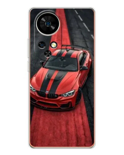 Чохол для Ulefone Note 17 Pro з картинкою «BMW на червоній доріжці»
